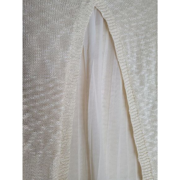 En Creme Split Back Sweater - Picture 3 of 7